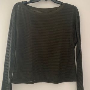 Lululemon top olive green